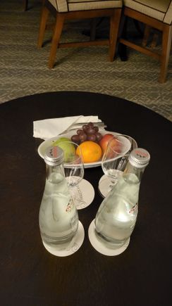 Welcome Food / Water in room