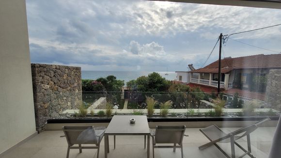 View from inside room