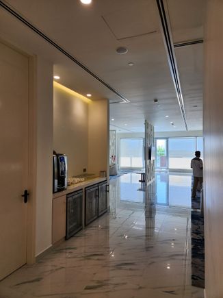 View as you enter. 