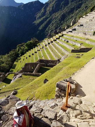 The terraces on the mountainside. One of my issues with the site is that there is not really any way for us to know which portions of the site were existing for the last four-five hundred years and which were added on recently.