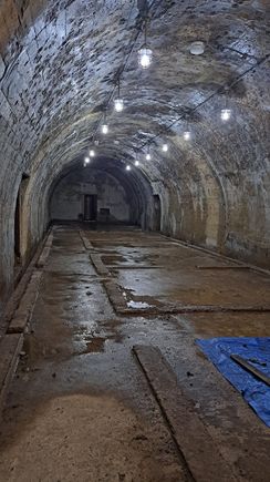 One of the main rooms in the Air defence headquarters ( excavated into the hillside)