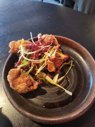 Crispy pork dumplings