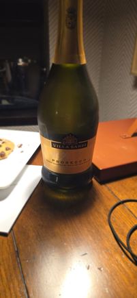 Welcome Prosecco, was really good quality actually