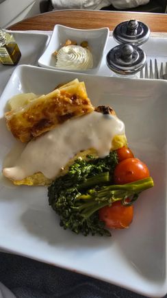 Chicken with Potato Gratin and Lemon Butter Sauce