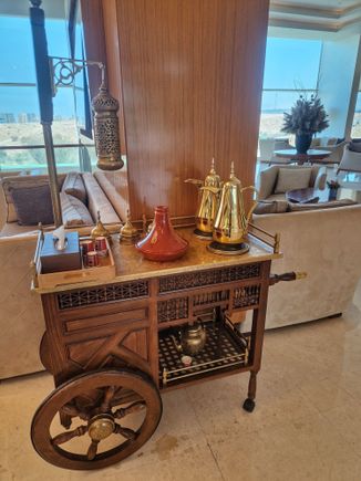 Arabic coffee for the guests