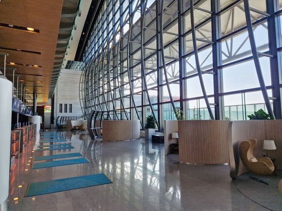 Check-in area