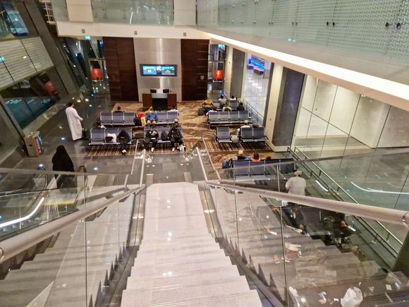 We all waited in this area