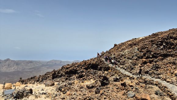 We picked the easiest hike but it was still 50 metres elevation. 