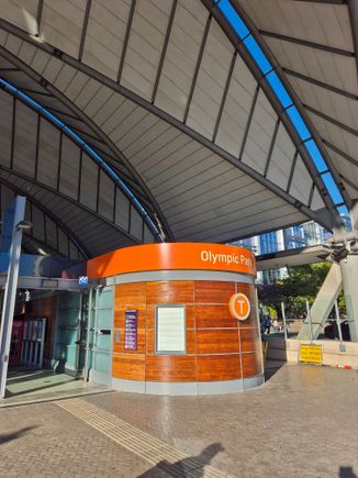 Outside railway station