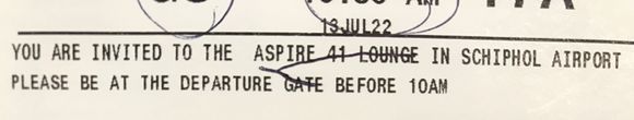 No metion of privium west lounge but instead you are being sent of to the doom of Aspire lounge