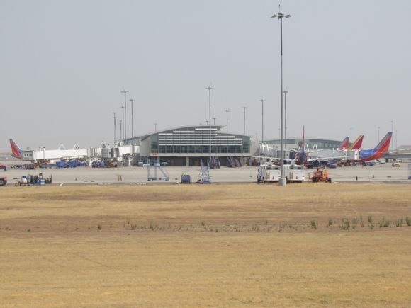 Taxi after landing at SMF
