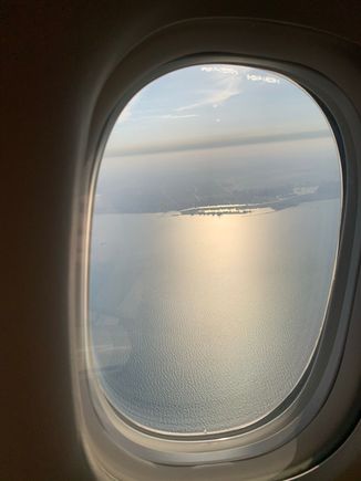 Beautiful view looking back toward Sharjah/Dubai. 