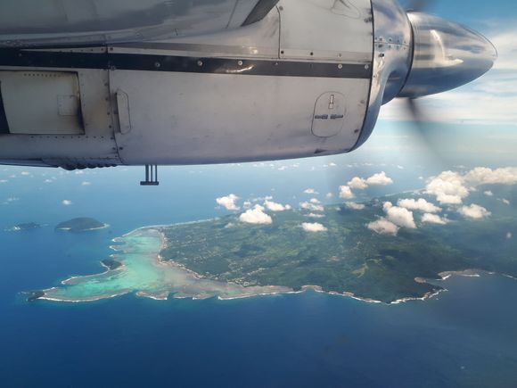Approaching Upolu in Samoa