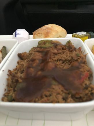 Braised beef and black bean rice