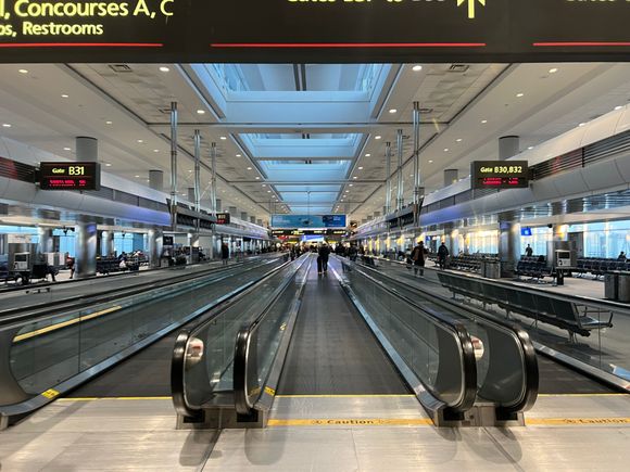 An almost empty Concourse B