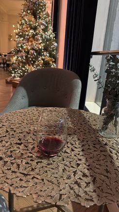 Kimptons have a social hour from 5-6pm.  Included red/white wine, hot chocolate, and ice cream. 