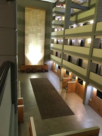 Rear atrium