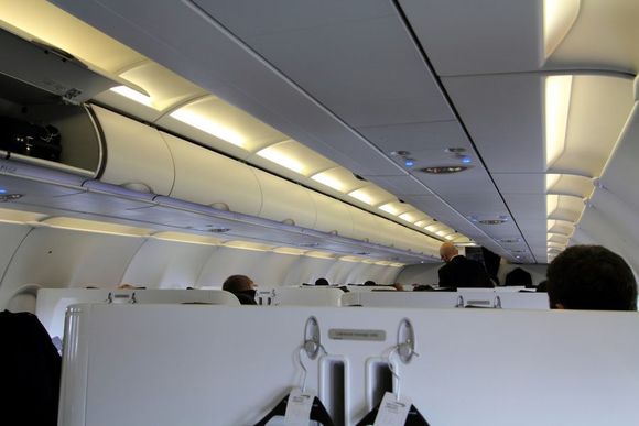 Cabin view forward