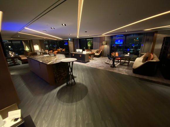 Lounge view (half the lounge is hidden here)