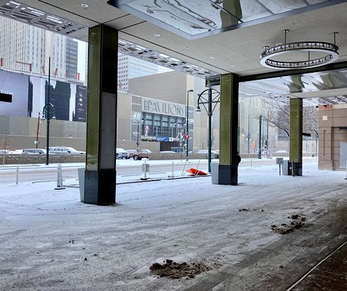 The Galleria mall across the street. 