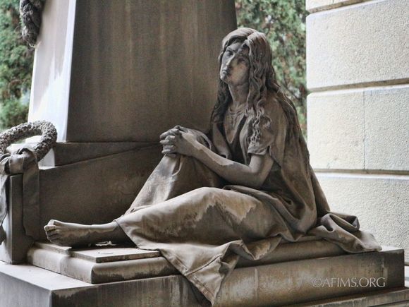 Look closely and you'll see that her big toe has crumbled away.  We need to restore her before she is lost to time.