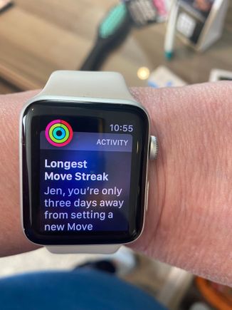 Ireland kicked my butt in a good way. I increased my activity by 200% (but I don’t usually wear my Apple Watch at home) 