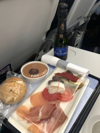 LHR-EDI meal.