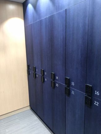 Lockers at Plat Wing