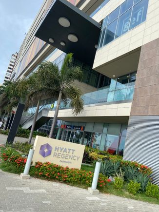 Hotel entrance 