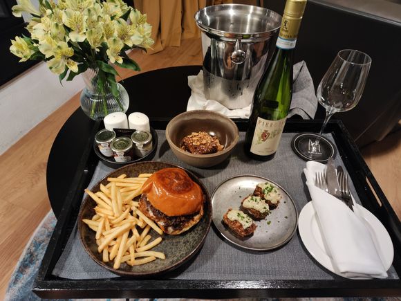 In room dining
