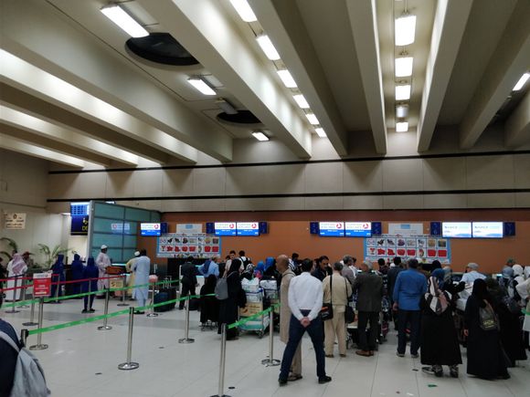 TK check-in in JED