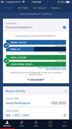 Proof of Delta’s largesse. All I had to do was ask. 