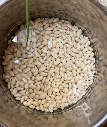 Soaked the beans overnight. 