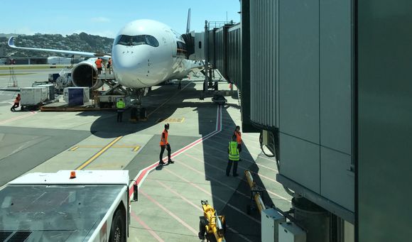 On way to this A350 for the SQ 248 