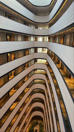 Typical hyatt style atrium 