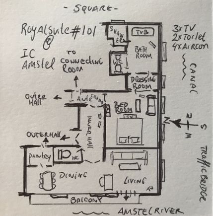 Floorplan of Royal Uite #101