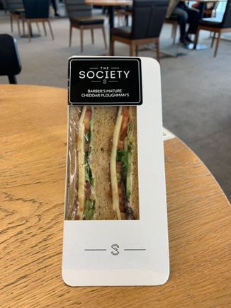 The sandwiches, which were quite nice.  