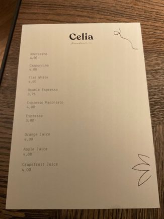 Menu front