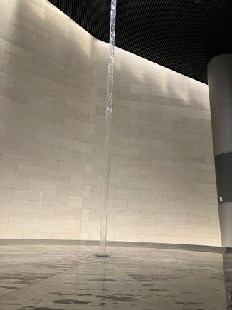 Closeup of fountain, very hard to photograph as it’s so tall