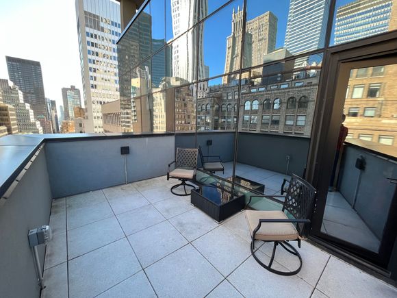 Nicely sized terrace 