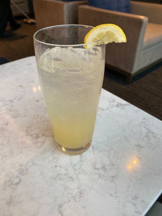 The featured Polaris Star cocktail. Tastes like summer in a glass. Perfect to get me excited for the lemon groves of the Amalfi coast