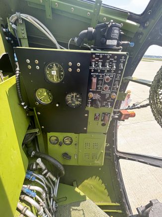 Bombardier’s flight instruments and bomb system switches 