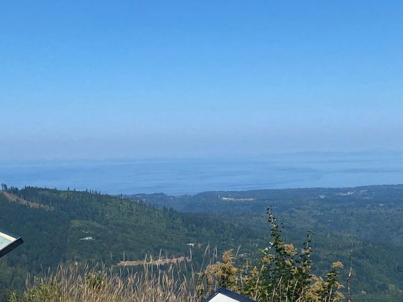 Overlook headed to hurricane ridge 