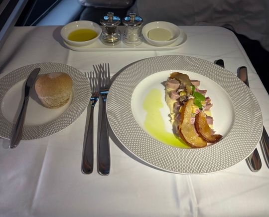 Duck starter, which was very tasty 