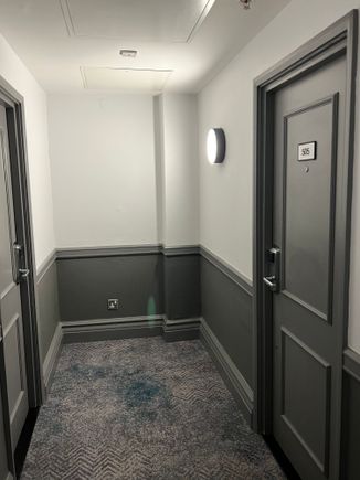 Corridor area outside room