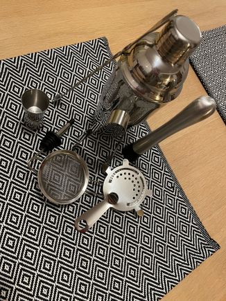 And a cocktail shaker set that will be put to good use when sampling the above ;)