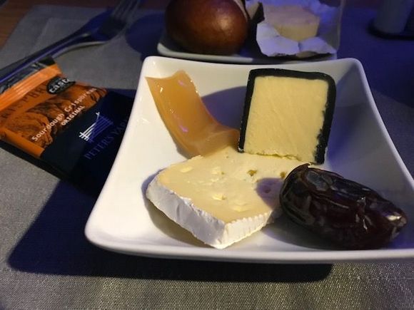 So so cheeses, slice of pureed quince was yummy!