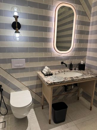 Lobby public bathroom