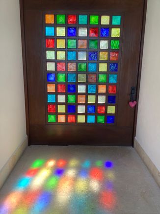 Entrance door from inside