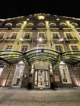 Exterior by night
